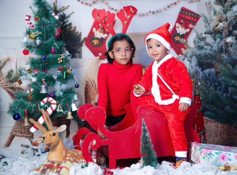 Christmas Baby Photoshoot Delhi - 1D4A2548