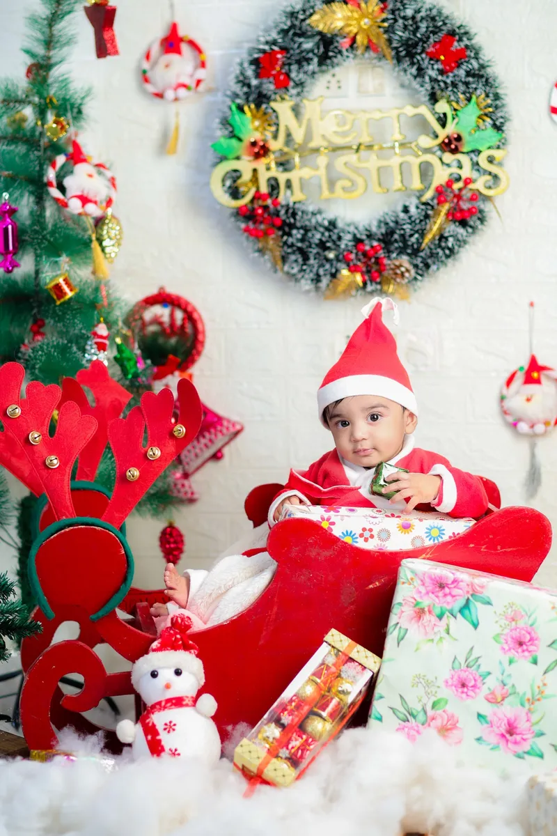 Christmas Baby Photoshoot Delhi - 1D4A8681