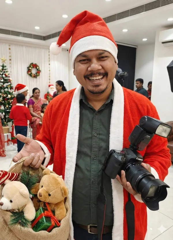 Gaurav - Santa & Photographer